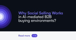 Authority Signals graphic by HiFuture Consulting: social selling in AI-mediated B2B buying