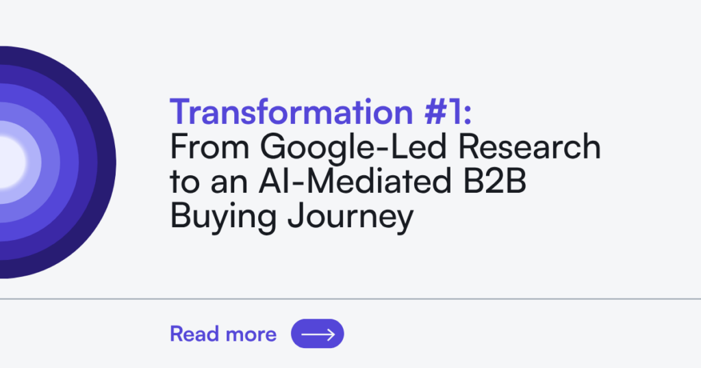 Google to AI: the shift to AI-mediated buying, HiFuture Consulting